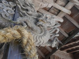 三嶋神社の社殿彫刻